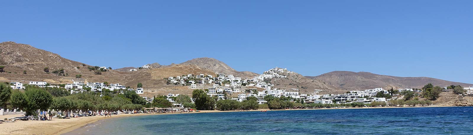 La spiaggia di Livadakia a Serifos